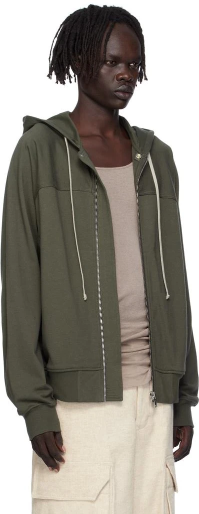 Rick Owens Khaki Concordians Windbreaker Hoodie 2