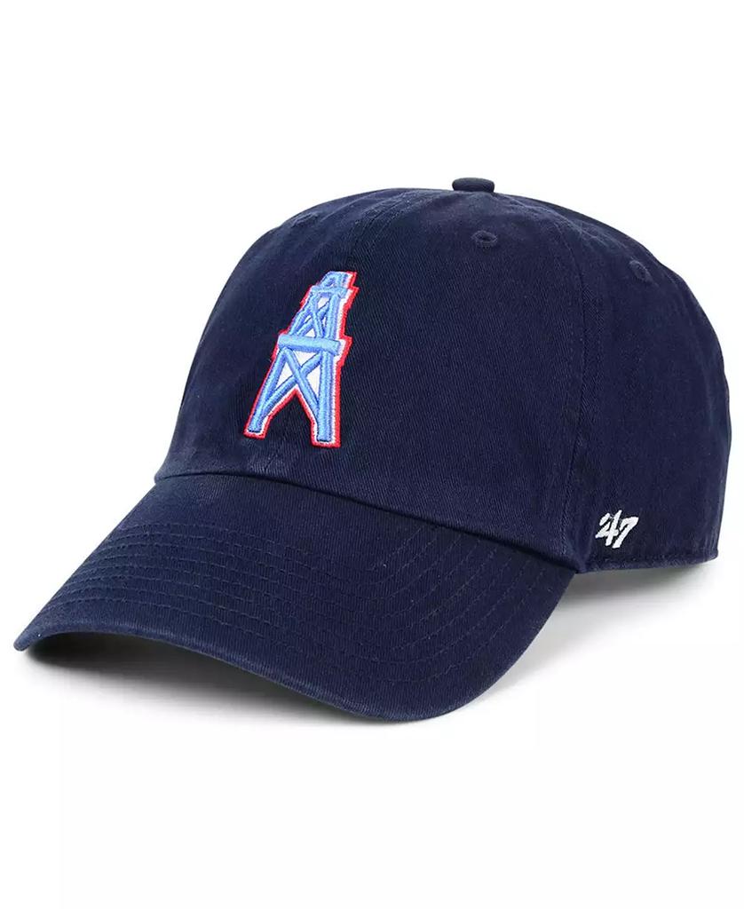 47 Brand Houston Oilers CLEAN UP Strapback Cap