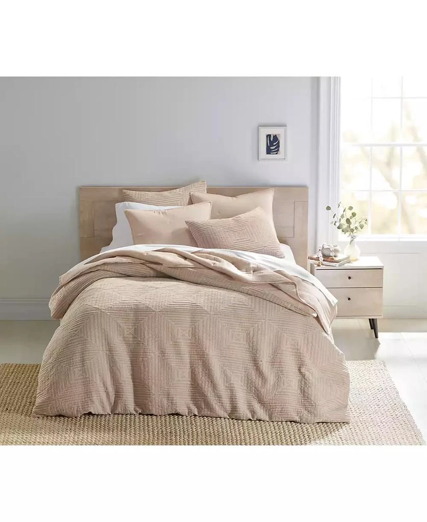 Oake LAST ACT! Concentric Square Matelassé 3-Pc. Comforter Set, Full/Queen, Exclusively at Macy’s 8