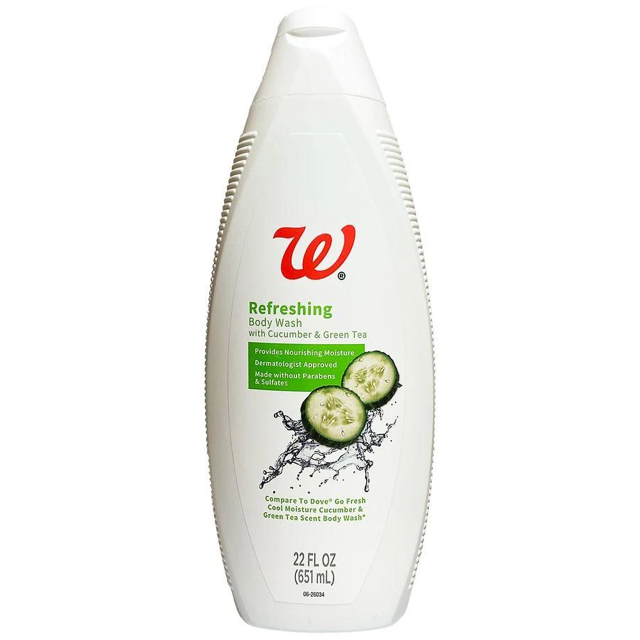 Walgreens Refreshing Body Wash With Cucumber & Green Tea 1