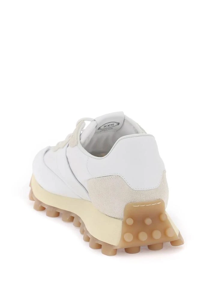 Tod's leather and fabric 1t sneakers 3