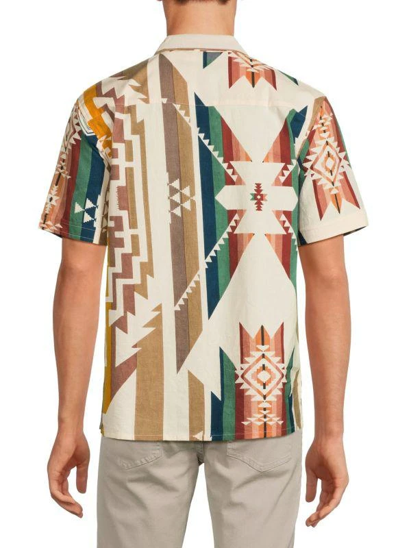 Raga Folk Striped Camp Shirt 2