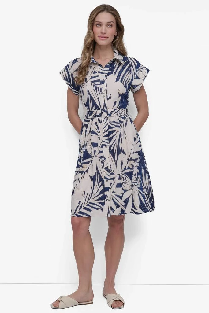 DKNY BELTED FLORAL SHIRT DRESS - Shirts - Free Shipping - BeyondStyle DKNY BELTED FLORAL SHIRT DRESS - Shirts - Free Shipping - BeyondStyle
