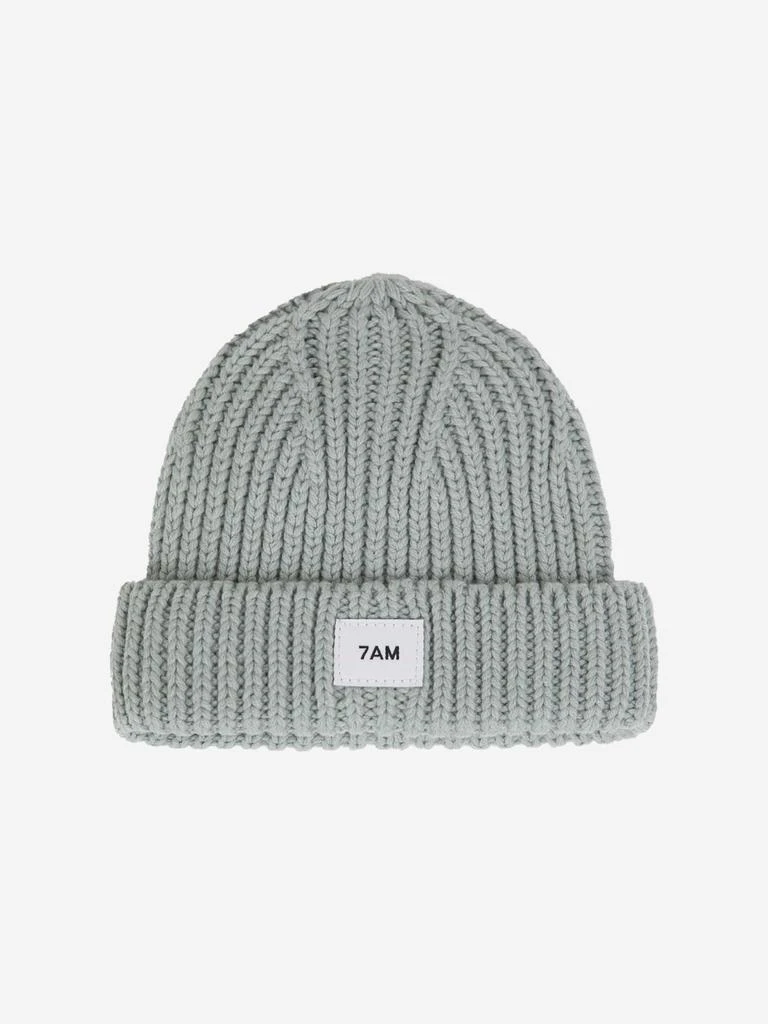 7AM Enfant 7AM Enfant Baby Chunky Beanie Hat in Grey 1