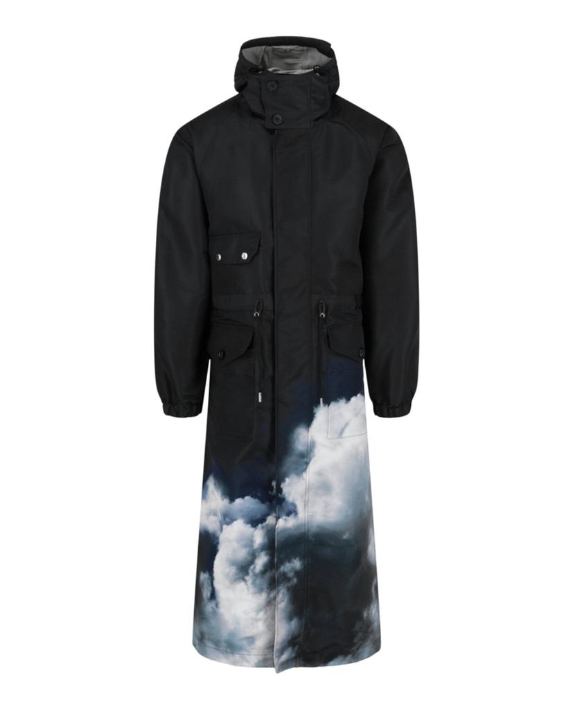 Alexander McQueen Storm Sky Print Parka