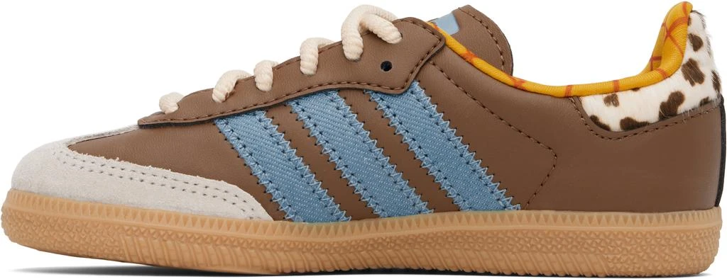Adidas Little Kids Brown Samba OG Sneakers 3