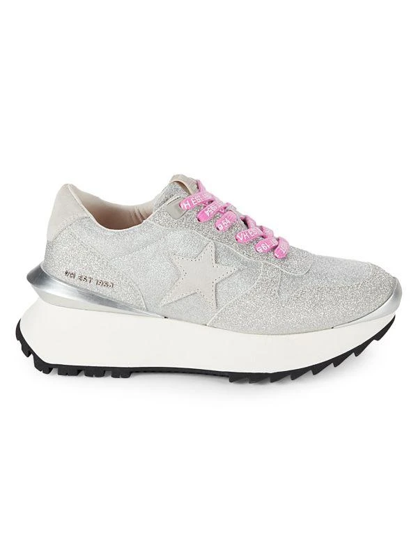 Vintage Havana Glitter Trim Star Sneakers 1