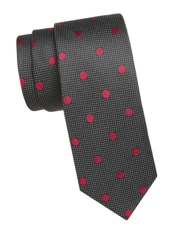 Hickey Freeman Printed Silk Tie