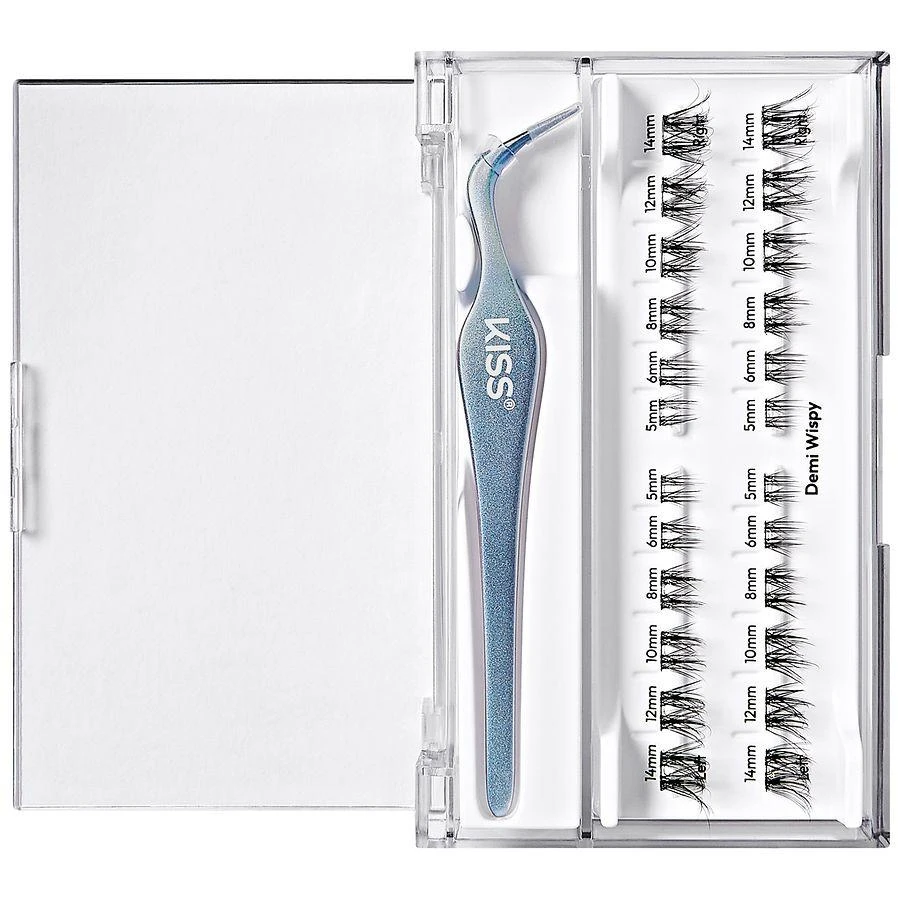 Kiss imPRESS Falsies Long Lasting Self Adhesive Lash Clusters, Demi Wispy 8