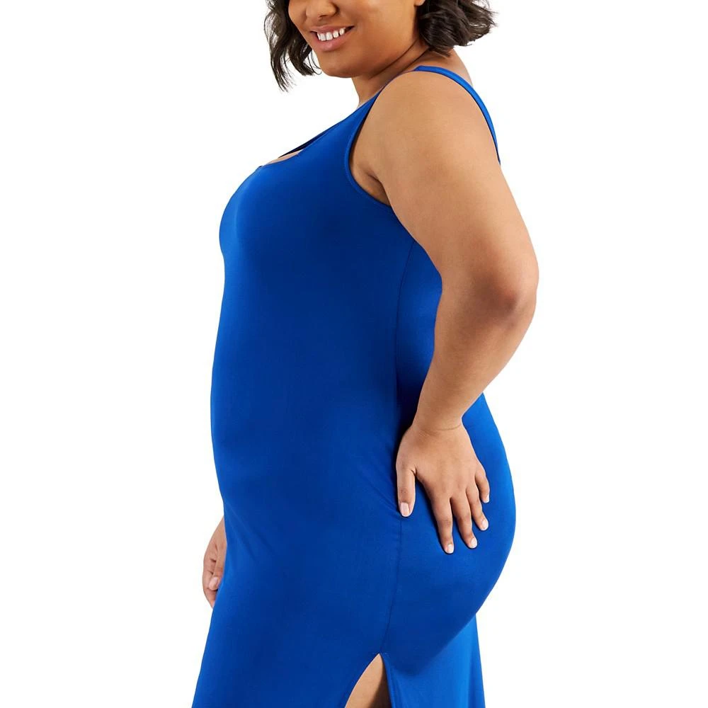 FULL CIRCLE TRENDS FULL CIRLCE TRENDS Trendy Plus Size Tank Maxi Dress 4