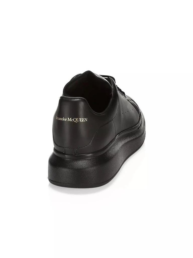 Alexander McQueen Men's Oversized Leather Platform Sneakers 3