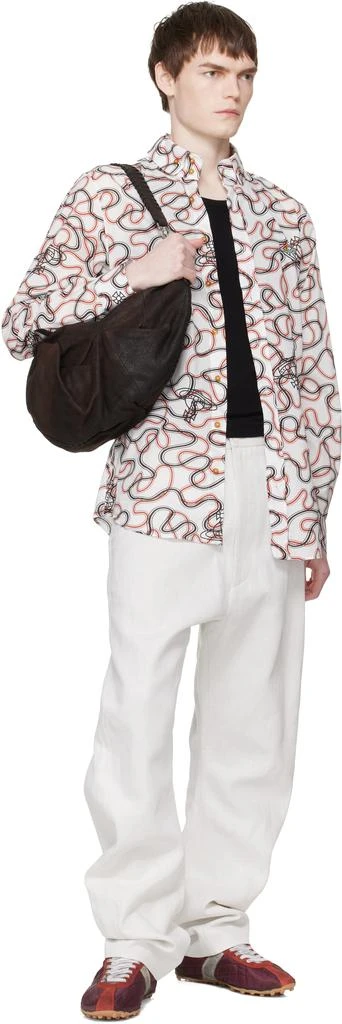 Vivienne Westwood Brown Agnes Medium Shoulder Bag 4