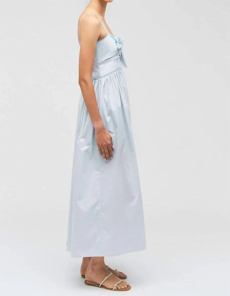 Oroton Lace Trim Sundress In Blue 4