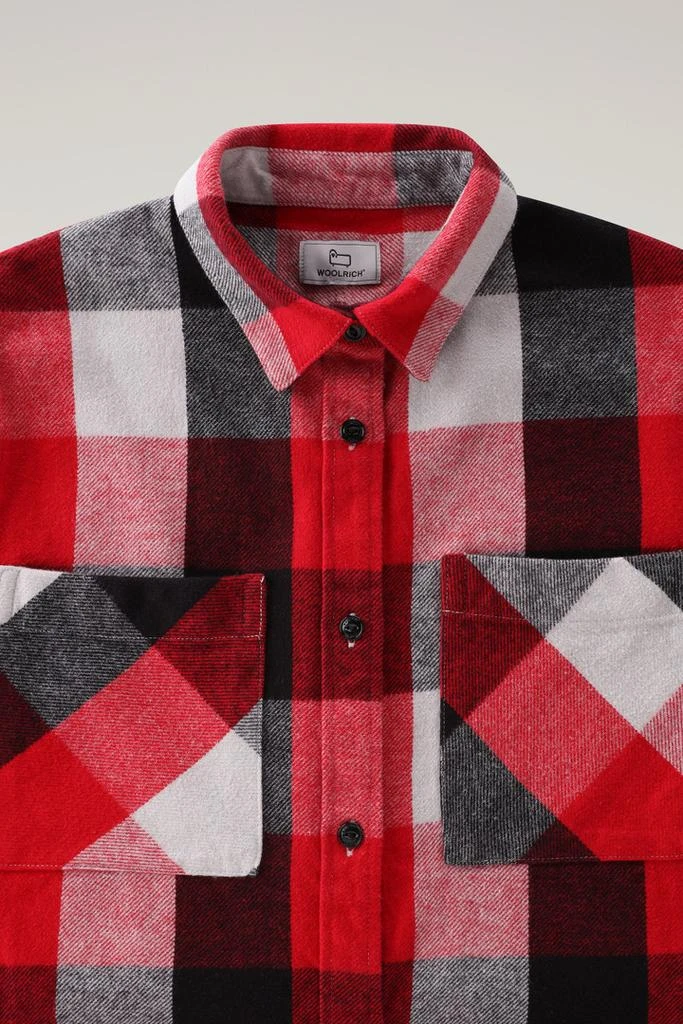 Woolrich Buffalo Check Boyfriend Flannel Shirt - Women - Red 2