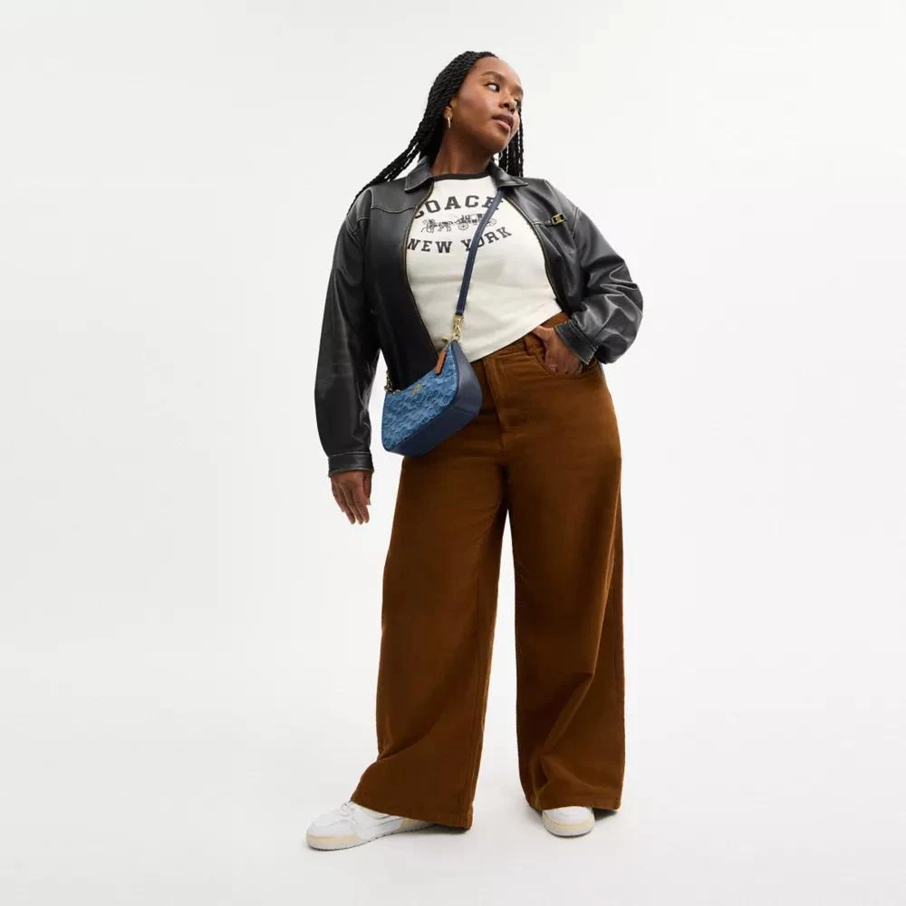 Coach Teri Shoulder Bag In Signature Denim 4