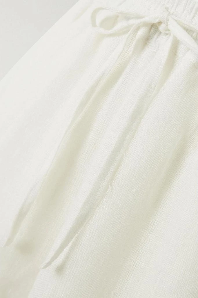 Le Kasha Yaffa linen straight-leg pants 4