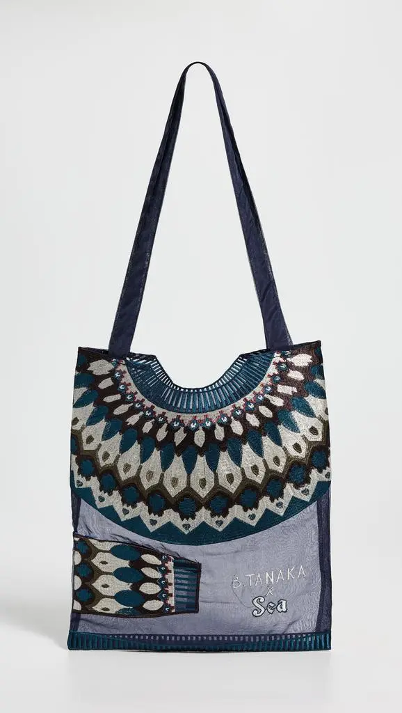 Sea Brigitte Tanaka x Sea Antonia Fair Isle Tote