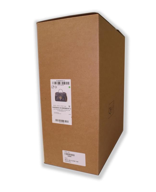 Gucci Gucci GG Marmont Small Black Leather Women's Shoulder Bag 498110 DTDIT 1000