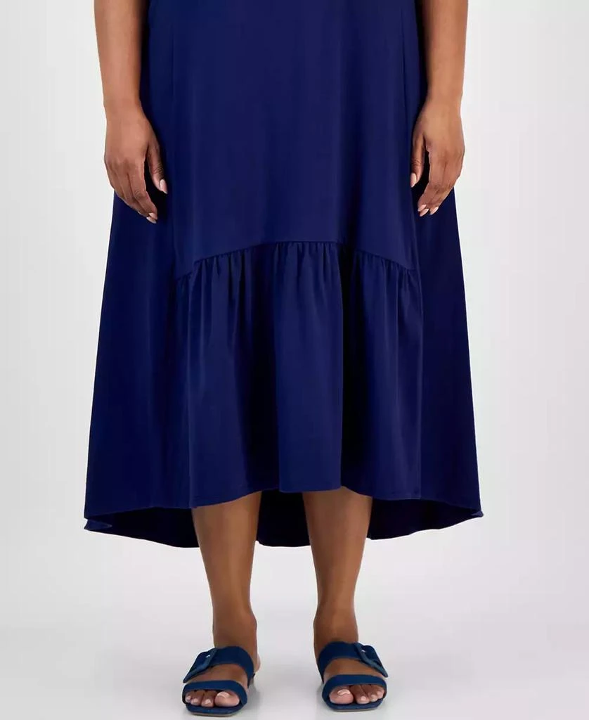 JONES NEW YORK Plus Size Ruffled High-Low Dress 4