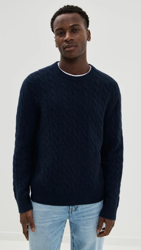 Club Monaco Cashmere Cable Crew Sweater 6