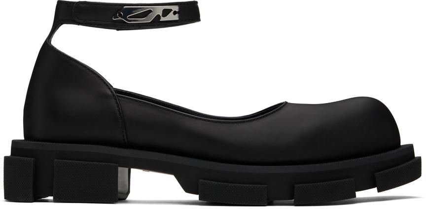 both Black Gao Mary Jane Loafers