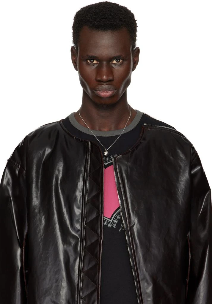 Alan Crocetti SSENSE Exclusive Silver Pearl In Heat Necklace 2