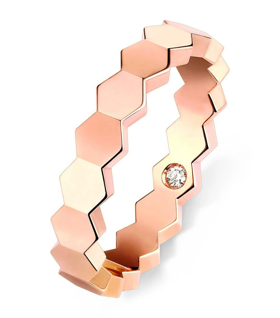 Chaumet Rose Gold and Diamond Bee de Chaumet Ring 1