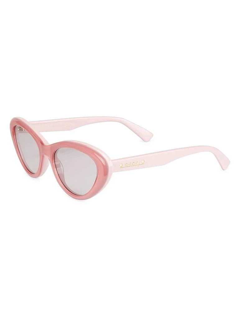 Authentic GUCCI 54 cat eye square Acetate logo sunglasses Gucci Symbols 54MM Cat-Eye Acetate Sunglasses - Accessories  main image 4