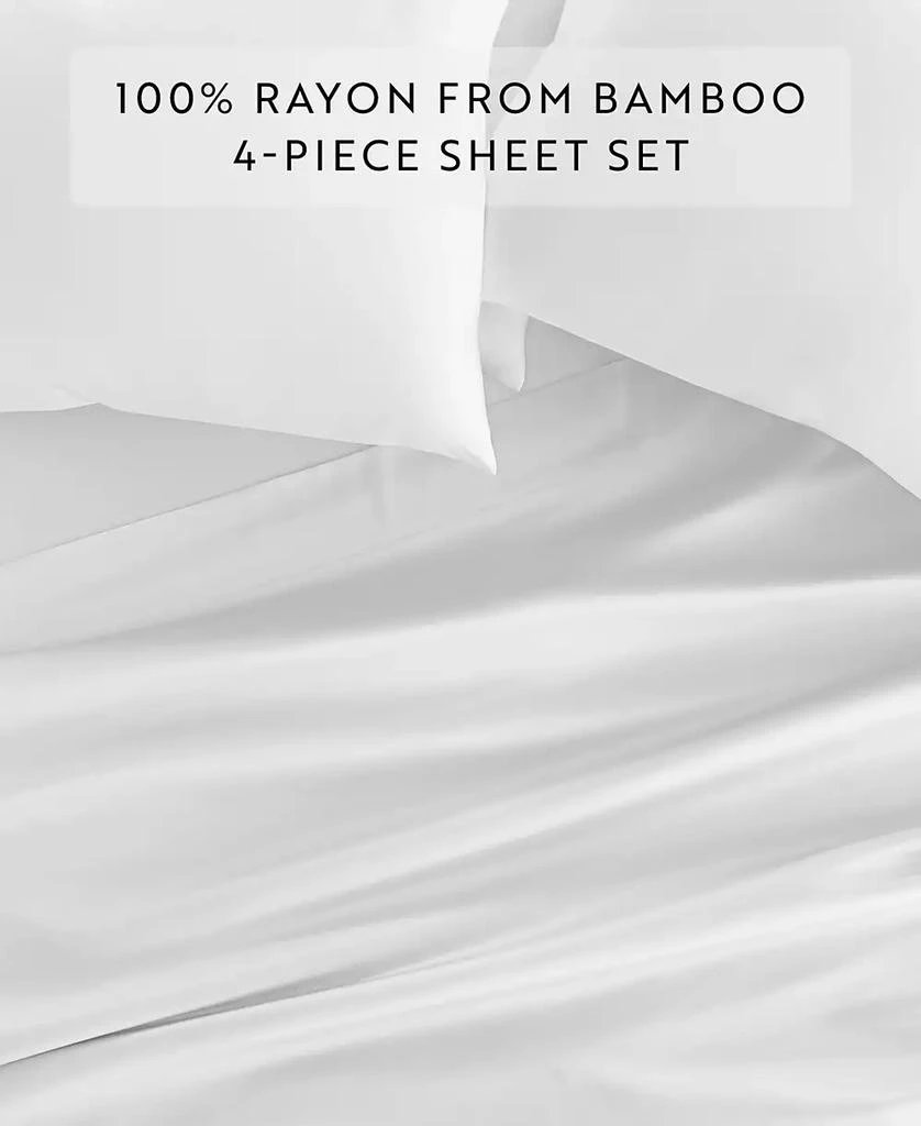 IENJOY HOME Luxury Rayon from Bamboo 4-Pc. Sheet Set, Twin 3