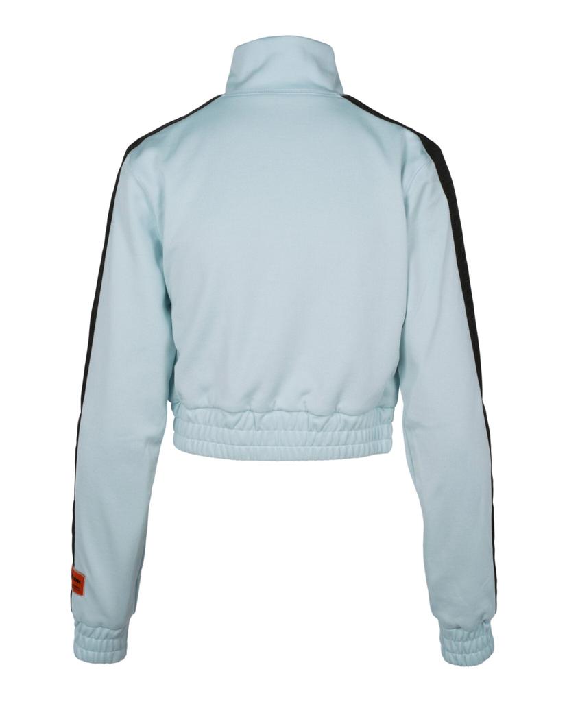 Heron Preston Logo Paneled Cropped Track Jacket