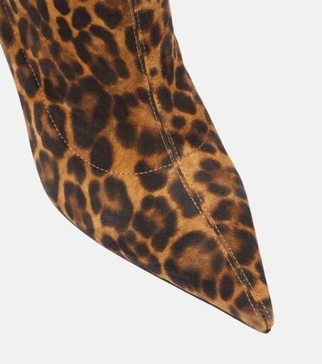 Gianvito Rossi Dasha animal-print leather ankle boots 6