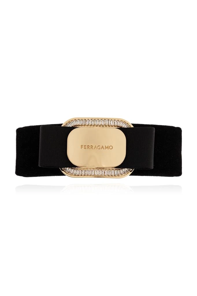 Salvatore Ferragamo Velvet hair clip 1
