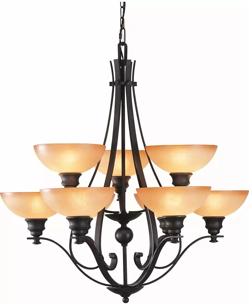 Volume Lighting Rainier 9-Light Hanging Chandelier