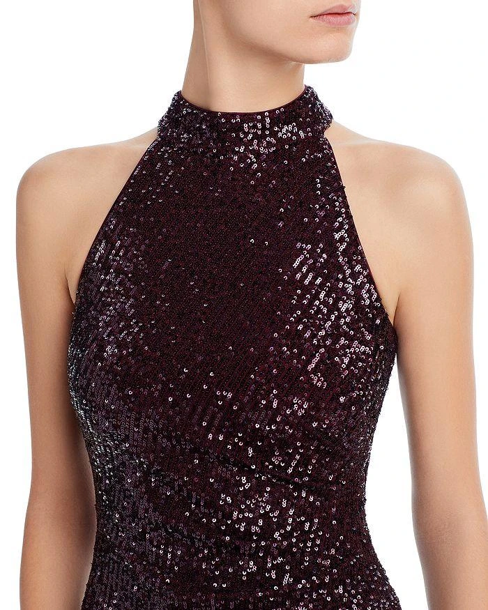sequin mock neck cocktail dress eliza j Mock Neck Sleeveless Sequin Cocktail Dress (Women)