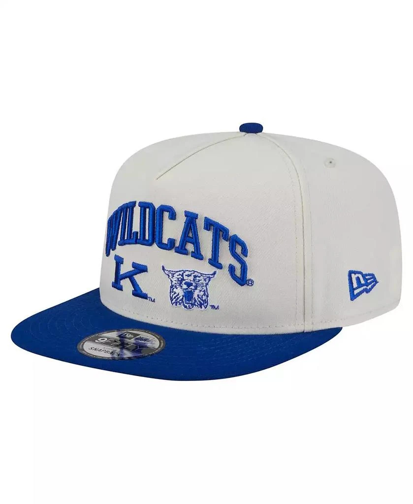 New Era Men's White Kentucky Wildcats Collegiate 9FIFTY A-Frame Snapback Hat 1