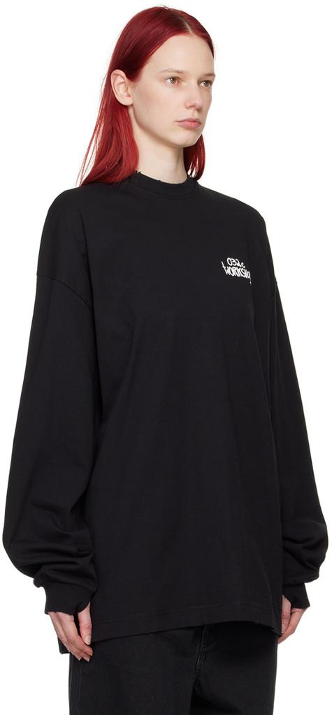 032c Black Mayhem Long Sleeve T-Shirt