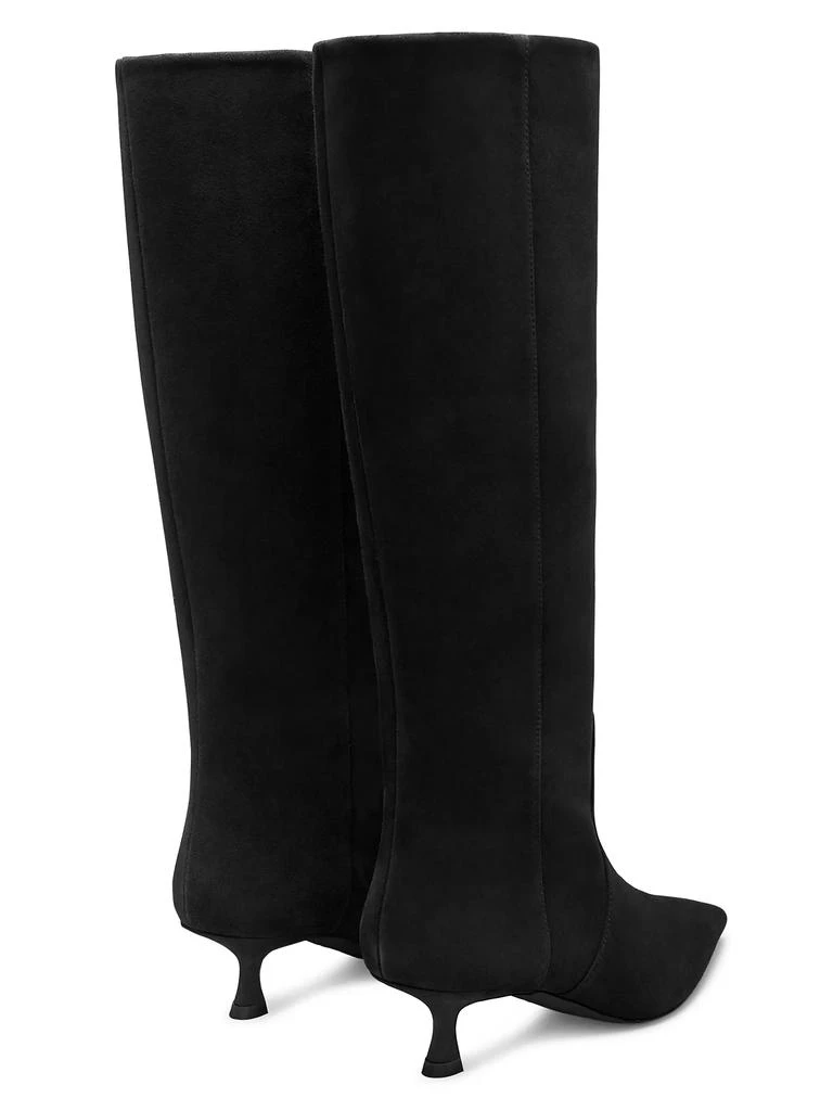 Stuart Weitzman Naomi 50MM Suede Kitten-Heel Boots 3