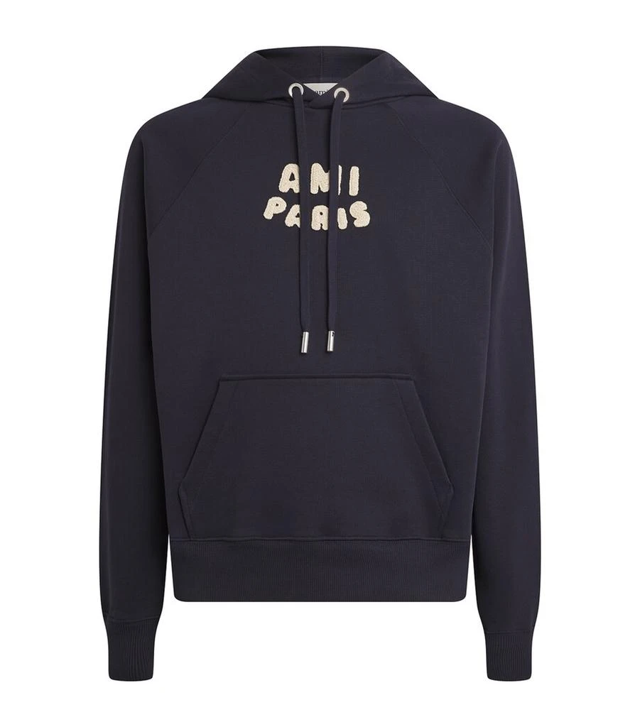 AMI Organic Cotton Logo Hoodie 1