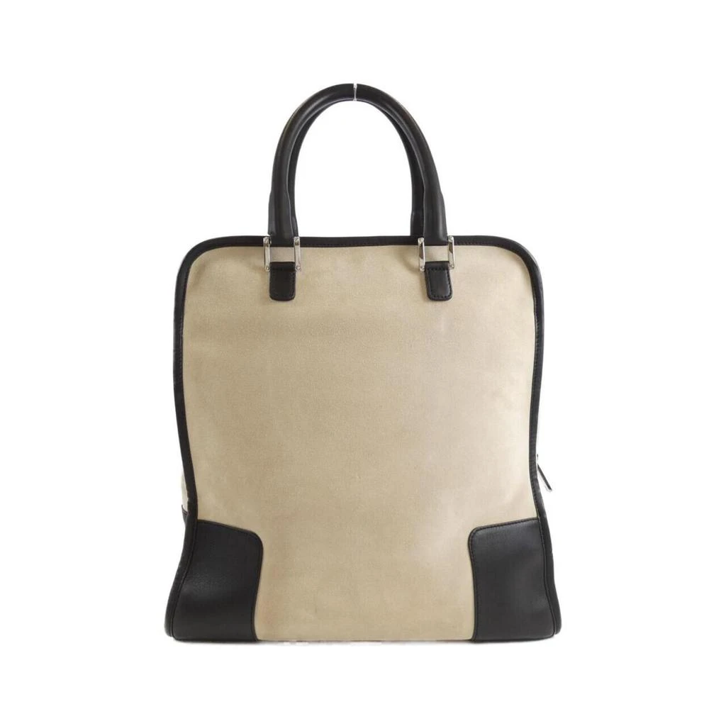 Loewe ivory Suede Leather Handbag (Pre-Owned) 2