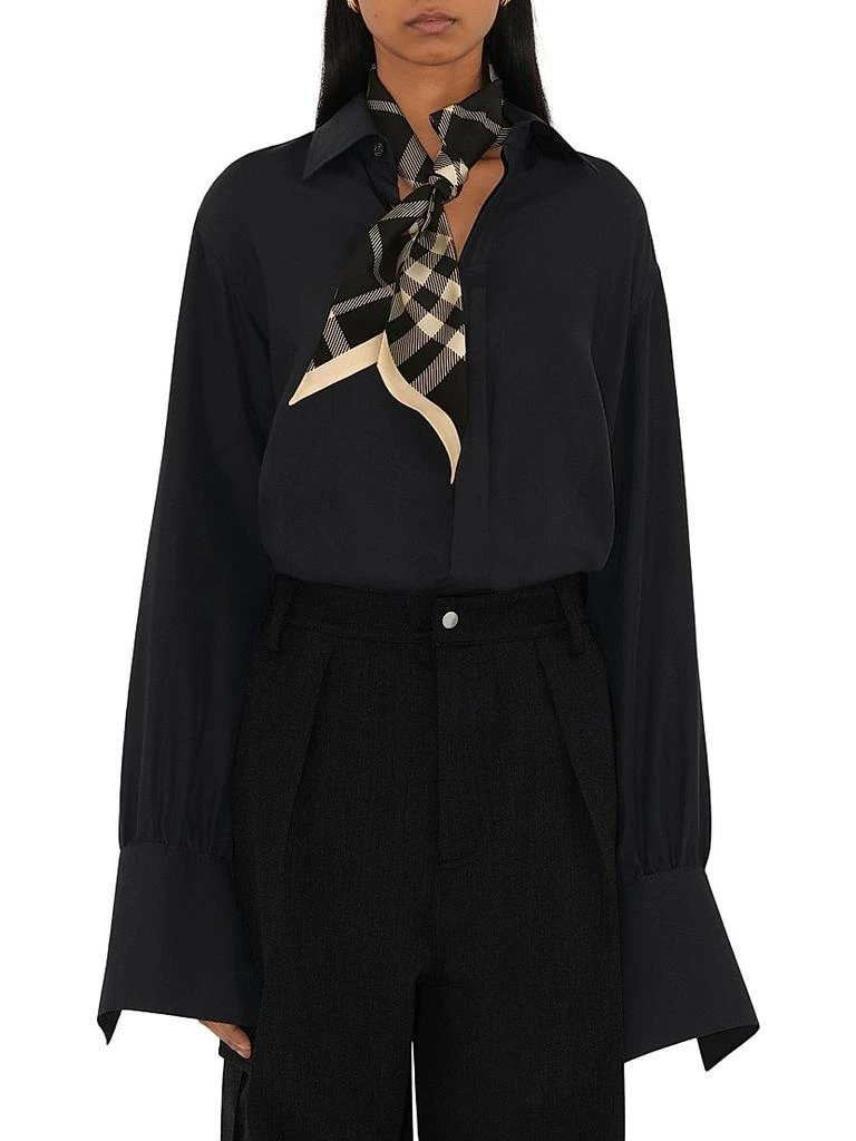 Burberry Check Silk Twilly Scarf 3