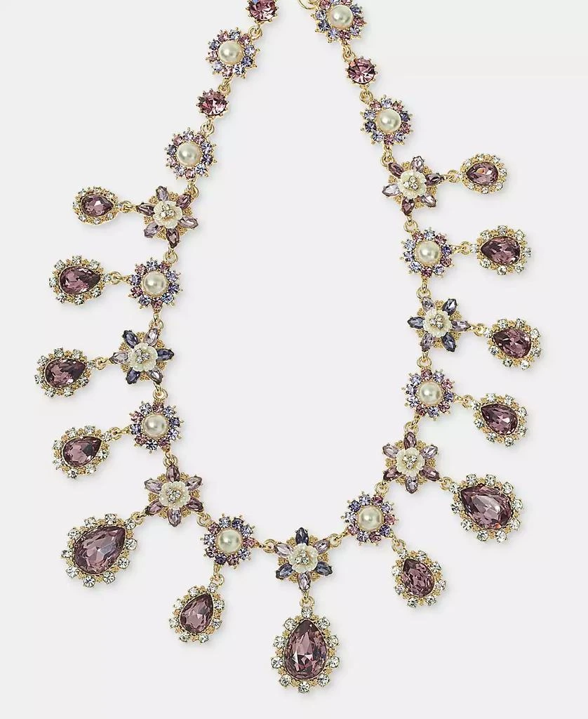 MARCHESA Multi-Stone Statement Necklace, 16" + 3" extender