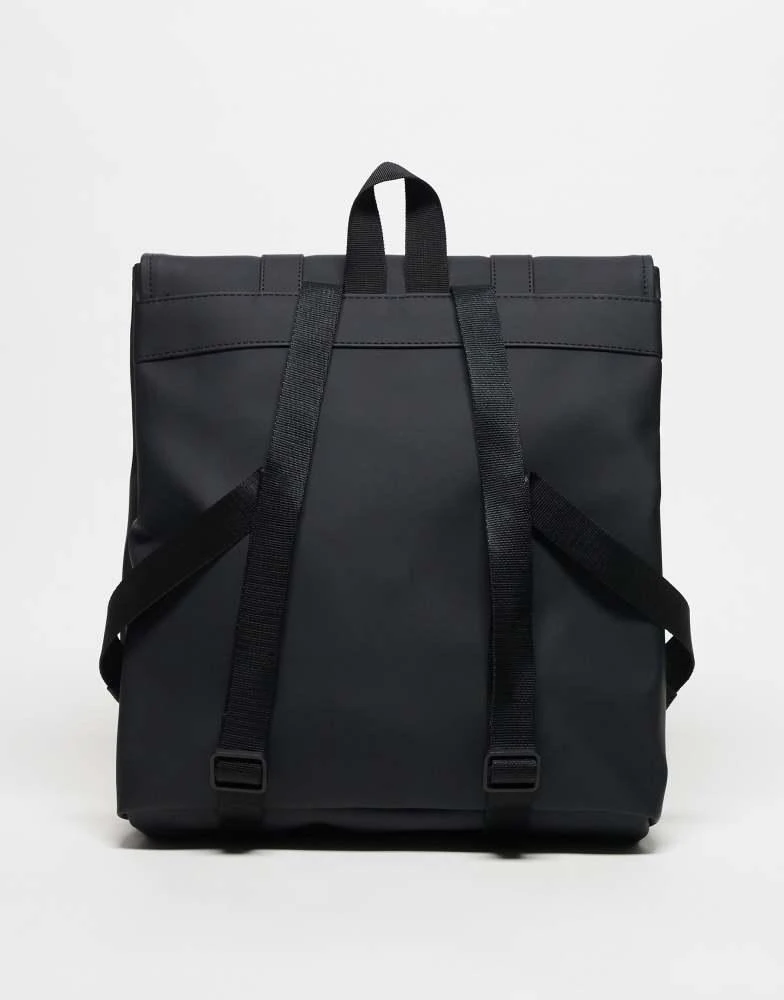 RAINS Rains MSN unisex waterproof mini backpack in black  display picture 1