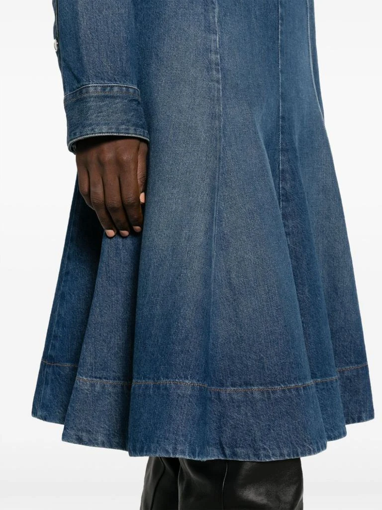 Khaite LENNOX DENIM MIDI SKIRT 5