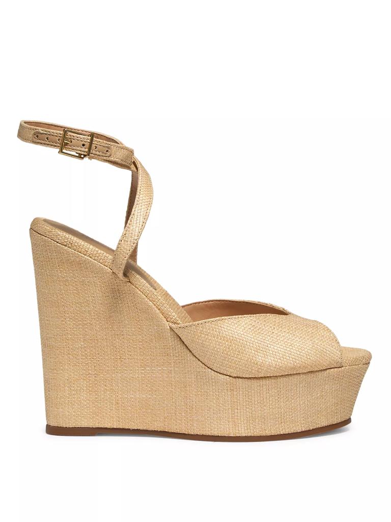 Schutz Neith Straw Sandals