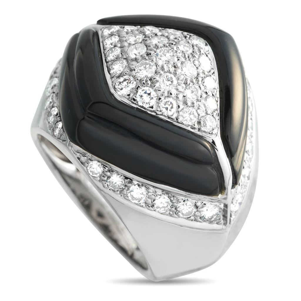 LB Exclusive 18K White Gold 0.94ct Diamond Ring MF28-011626