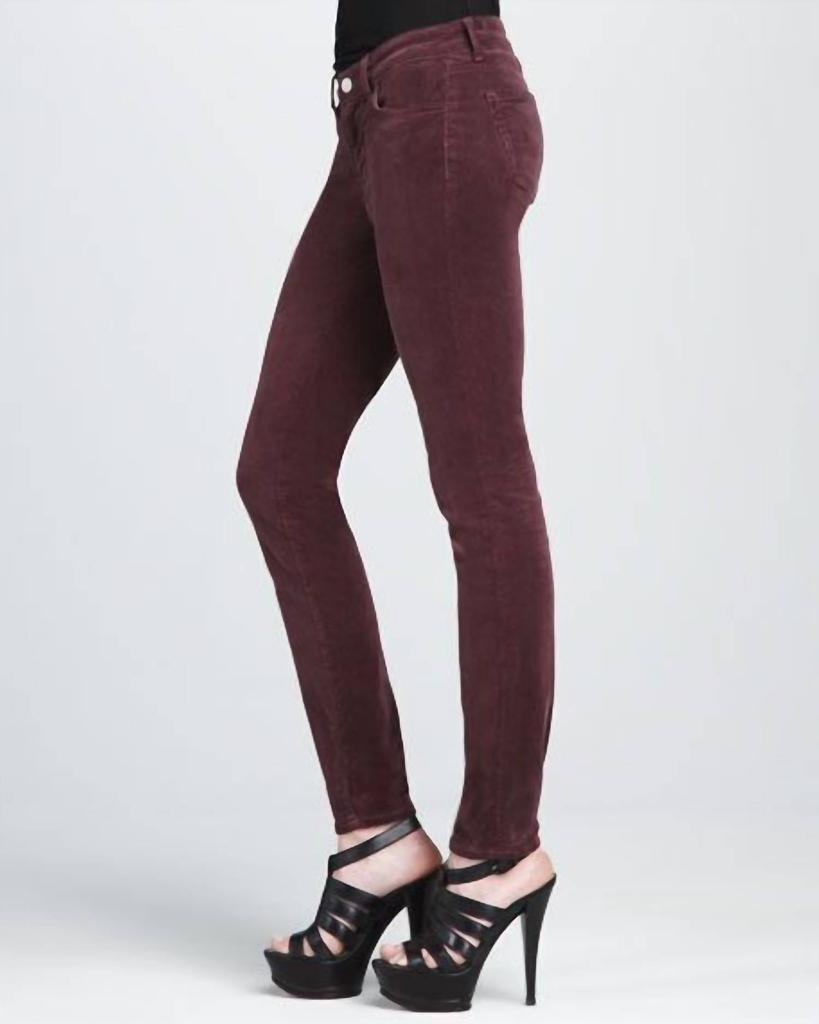J Brand J Brand - Blackberry Corduroy Mid Rise Stretch Pants