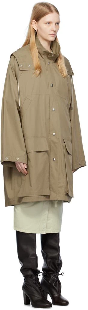 LEMAIRE Beige Oversized Raincoat 2