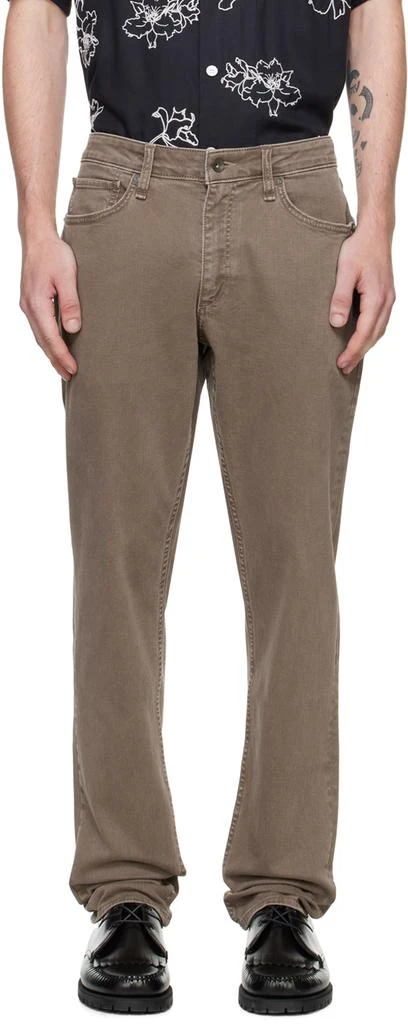 Rag & Bone Brown Fit 3 Athletic Jeans 1