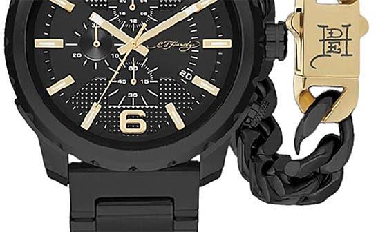 I TOUCH Ed Hardy 3-Piece Jewelry & Watch Set