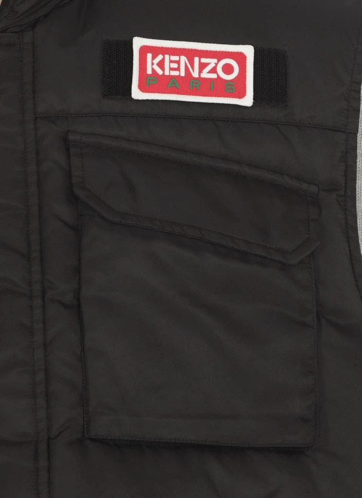 Kenzo Kenzo Logo-Patch Sleeveless Padded Gilet 4